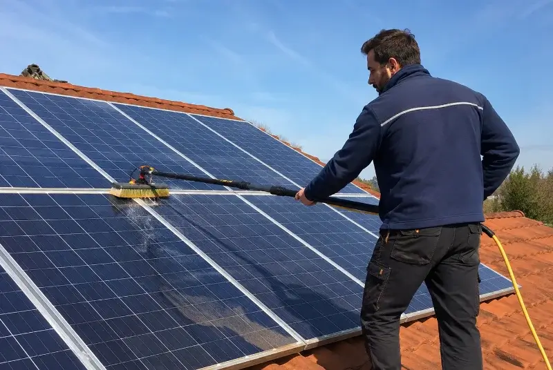 Nettoyage et entretien de panneaux solaires à Souilhe