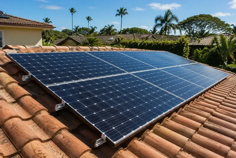 Installation de panneaux solaires à Souilhe